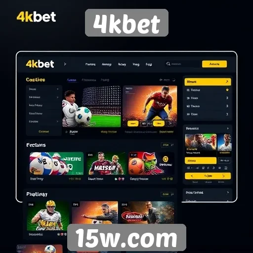 Análise da interface do usuário do 4kbet